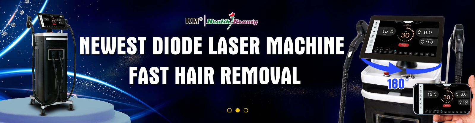 Máquina láser de diodo portátil