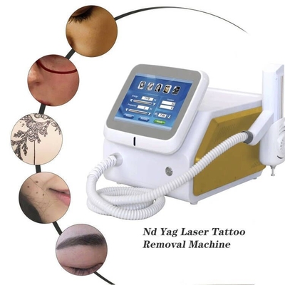 Máquina portátil de eliminación de tatuajes con láser Nd YAG 1064nm 532nm 1320nm