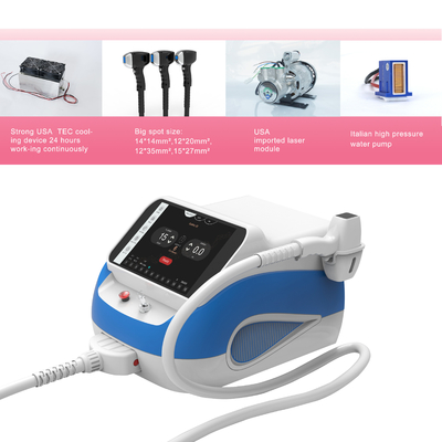 Máquina portátil de depilación con láser de tres ondas para clínica de salón Inglés