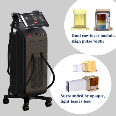 Eliminación de vello eficaz con láser de diodo de 755 808 940 1064nm 1600-2400W de alta potencia