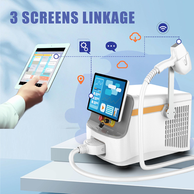 Máquina de depilación láser médica portátil 808nm-810nm CE aprobada