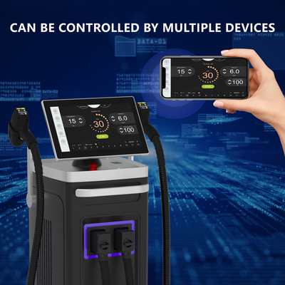 Máquina de depilación por láser de diodo KM 2024 Intercambio 6 Tamaño con mango de alta potencia de 3000W