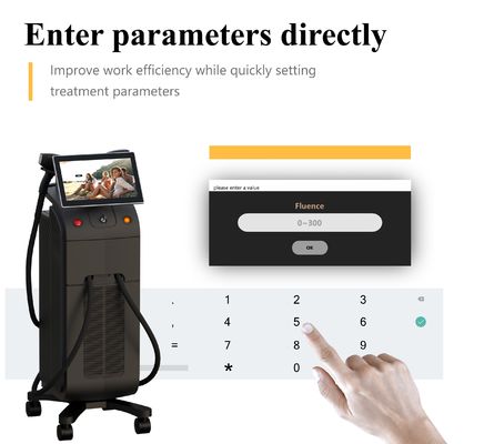 Dispositivo de depilación láser de diodo ergonómico que proporciona una salida de energía constante y un tamaño de punto uniforme para resultados efectivos