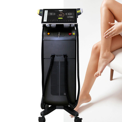 Máquina de eliminación de vello con diodo láser de hielo de titanio sin dolor de alta potencia 1600W 2000W 2024