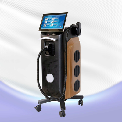 Sistema de súper enfriamiento Máquina de depilación láser de diodo láser titanio 755/808/1064nm ICE