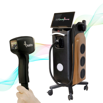 Sistema de súper enfriamiento Máquina de depilación láser de diodo láser titanio 755/808/1064nm ICE