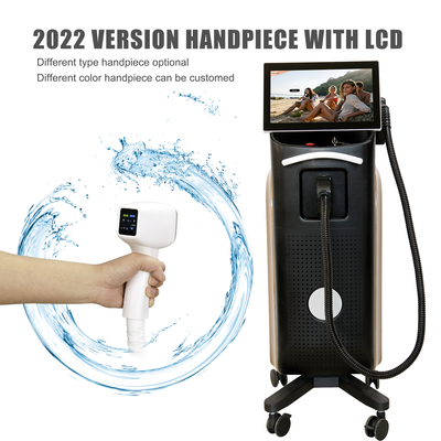 12*12 o 12*20 o 15*27 Máquina de depilación láser de diodos de tamaño de punto con doble mango
