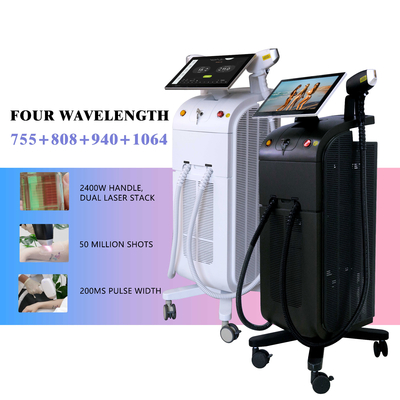 4 en 1 Diodo láser E-Light OPT IPL máquina de depilación para la eliminación de tatuajes