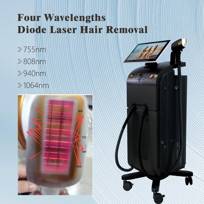 4 en 1 Diodo láser E-Light OPT IPL máquina de depilación para la eliminación de tatuajes