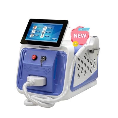 Máquina de belleza láser IPL portátil de 810nm con diodo de depilación de tres bandas de onda