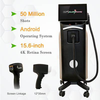 KM Diodo Trio Diodo Laser XL Hielo 808nm máquina de depilación personalizada