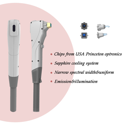 Máquina para el rejuvenecimiento de la piel de depilación por láser acoplada a fibra 1-180J/cm2
