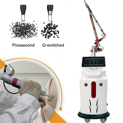 Máquina láser de picosegundos de 3500W Ancho de pulso de 500ps-900ps para blanqueamiento de la piel