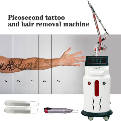 Máquina de rejuvenecimiento facial de láser de picosegundos, máquina de eliminación de tatuajes con Q.