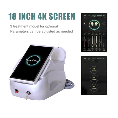 Máquina de adelgazamiento portátil 13 Tesla RF EMS con pantalla táctil de 10 pulgadas