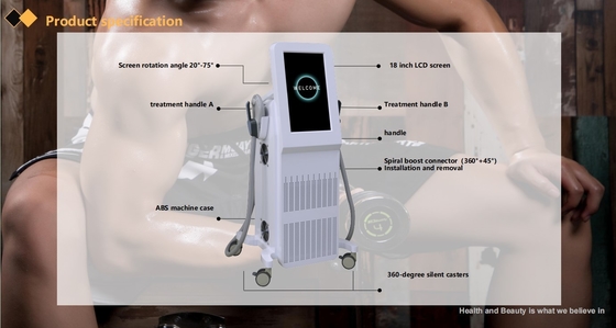 Máquina de escultura corporal ABS EMS Estimulador muscular eléctrico EMS comercial