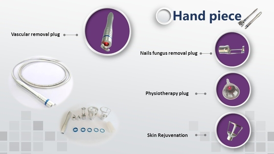 Máquina de extracción vascular con láser de 15W 30W para tratamiento de uñas / rejuvenecimiento de la piel con láser caliente