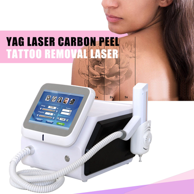 Máquina de depilación médica Nd YAG 1064nm 532nm Equipo de eliminación de tatuajes con láser