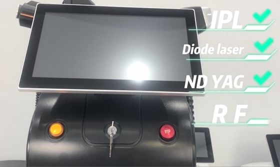 4 en 1 Máquina de belleza multifuncional de 3 longitudes de onda de láser