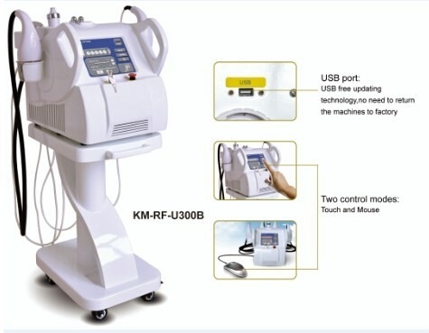 Máquina de adelgazamiento por vacío de RF de cavitación comercial 7 en 1 para centro de belleza