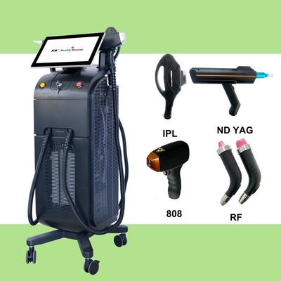 755nm 808nm 1064nm Máquina de belleza multifuncional Pico Nd YAG láser con tecnología de RF