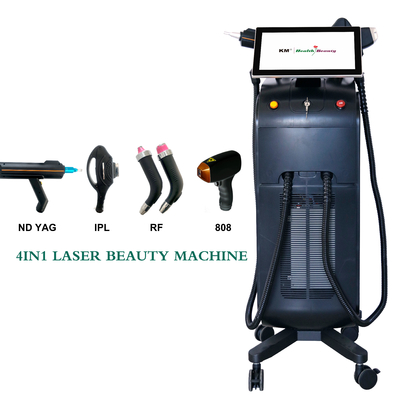 Máquina de belleza multifuncional comercial 755nm 808nm 1064nm para la depilación con láser IPL Opt
