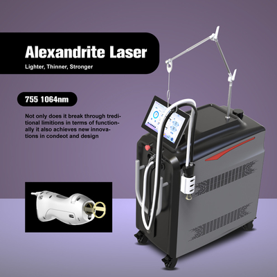 Largo tamaño de la vela láser alexandrite depilación de pelo blanco REMOVAL 2000w alexandrite dispositivo láser