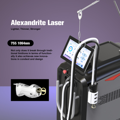 Largo tamaño de la vela láser alexandrite depilación de pelo blanco REMOVAL 2000w alexandrite dispositivo láser