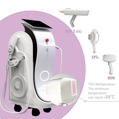 Uso en salón de belleza de láser de diodo RF IPL multifuncional, eliminación de tatuajes y depilación, rejuvenecimiento de la piel