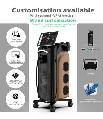 2026 New Speed Salon Ice Titanium Depilacion Diodo Trio Lazer Diode Laser 808 nm 3 Wavelengths trio Diode Laser Hair Removal Machine